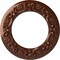Ekena Millwork Ribbon with Bow Medallion (Canopies up to 7 1/2"), 12 1/4"OD x 7 1/2"ID x 7/8"P, Copper Penny CM12RICPS - alternate 1